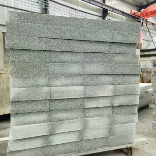 潍坊 芝麻白10公分300*600广场地铺，A料定制，尺寸标准，厚薄均匀