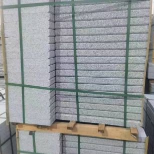 潍坊 5公分芝麻白，倒斜角，室外楼梯踏步