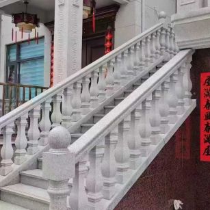 潍坊 天然石材 阳台庭院护栏、栏杆