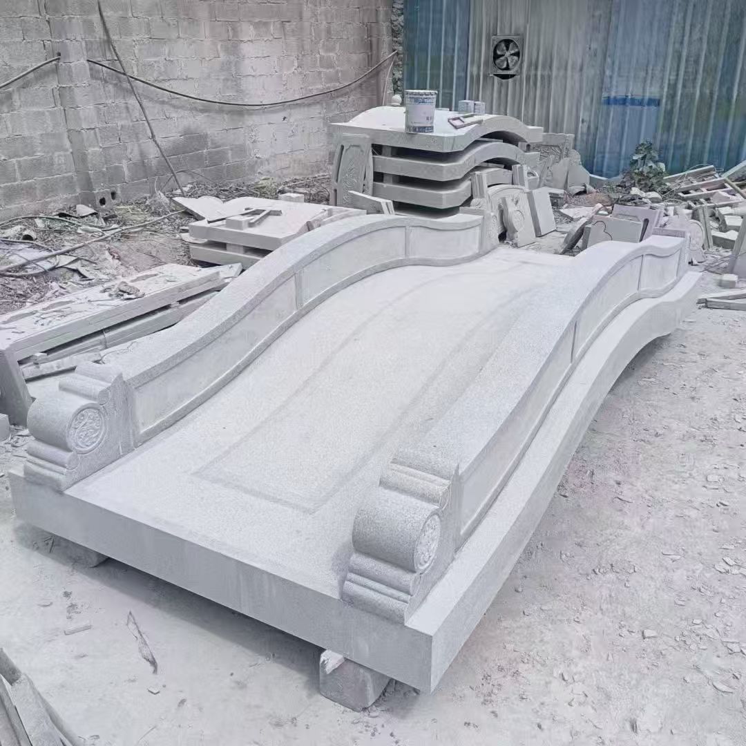 潍坊 芝麻灰花岗岩园林景观 小石桥