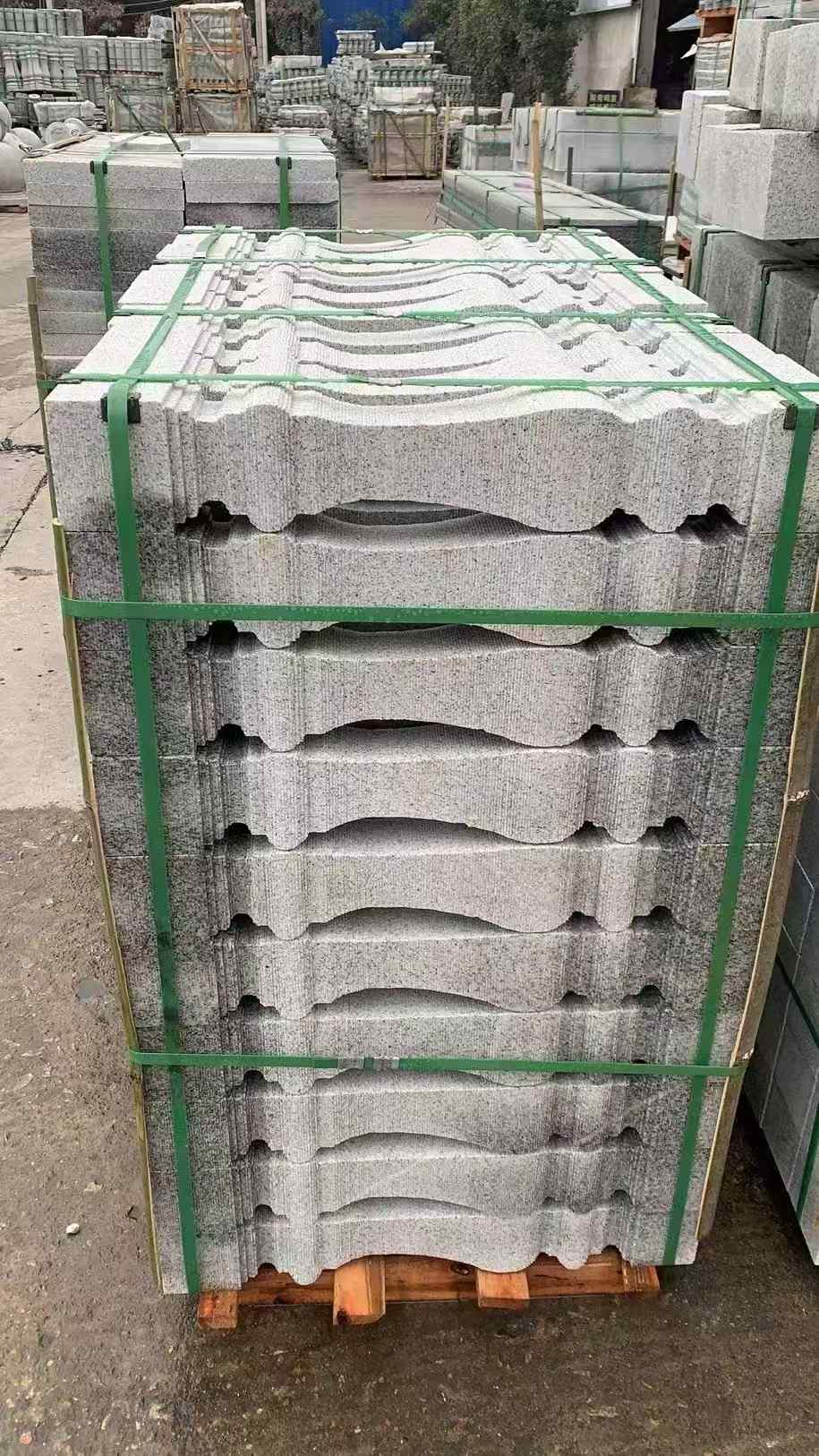 潍坊 芝麻白方形拉丝面，栏杆花瓶柱