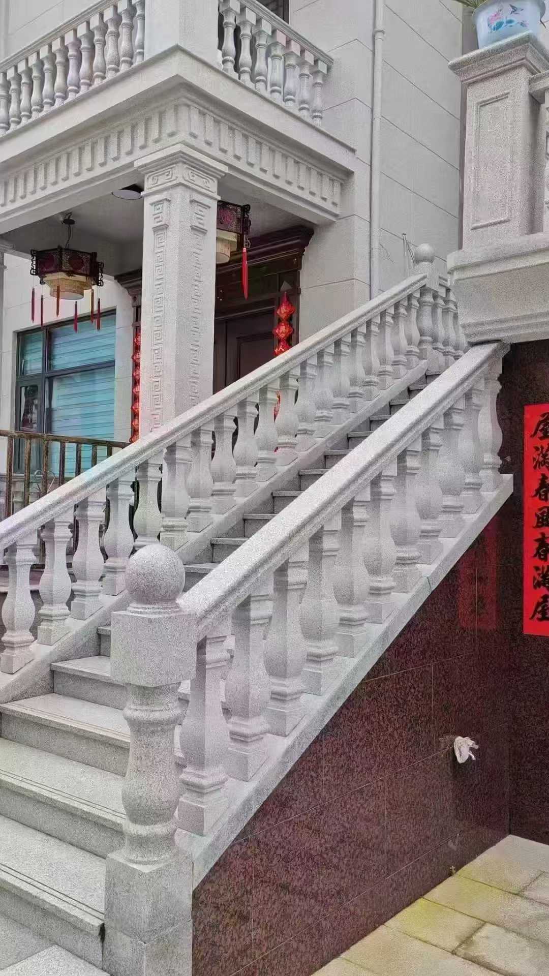 潍坊 天然石材 阳台庭院护栏、栏杆