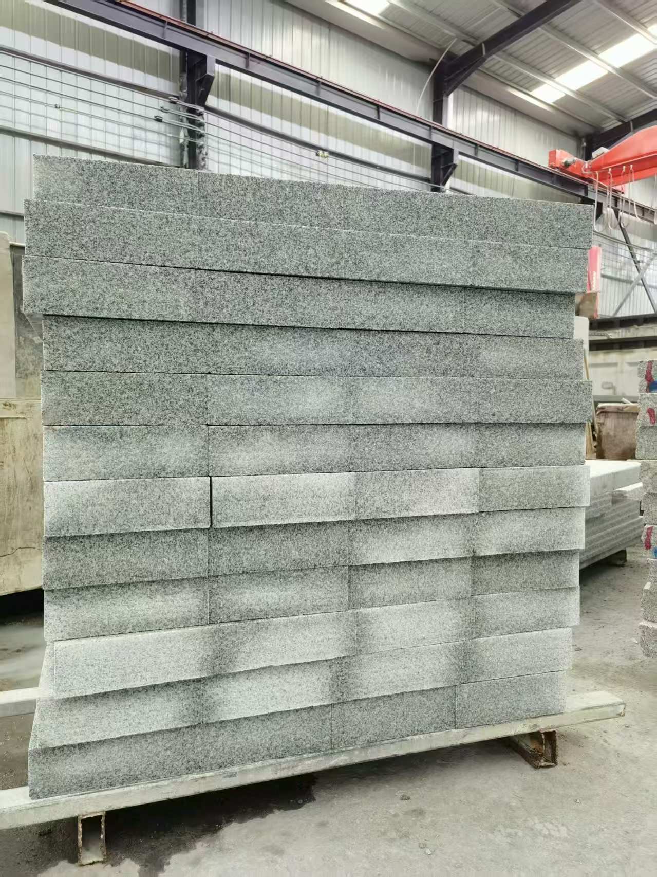 潍坊 芝麻白10公分300*600广场地铺，A料定制，尺寸标准，厚薄均匀