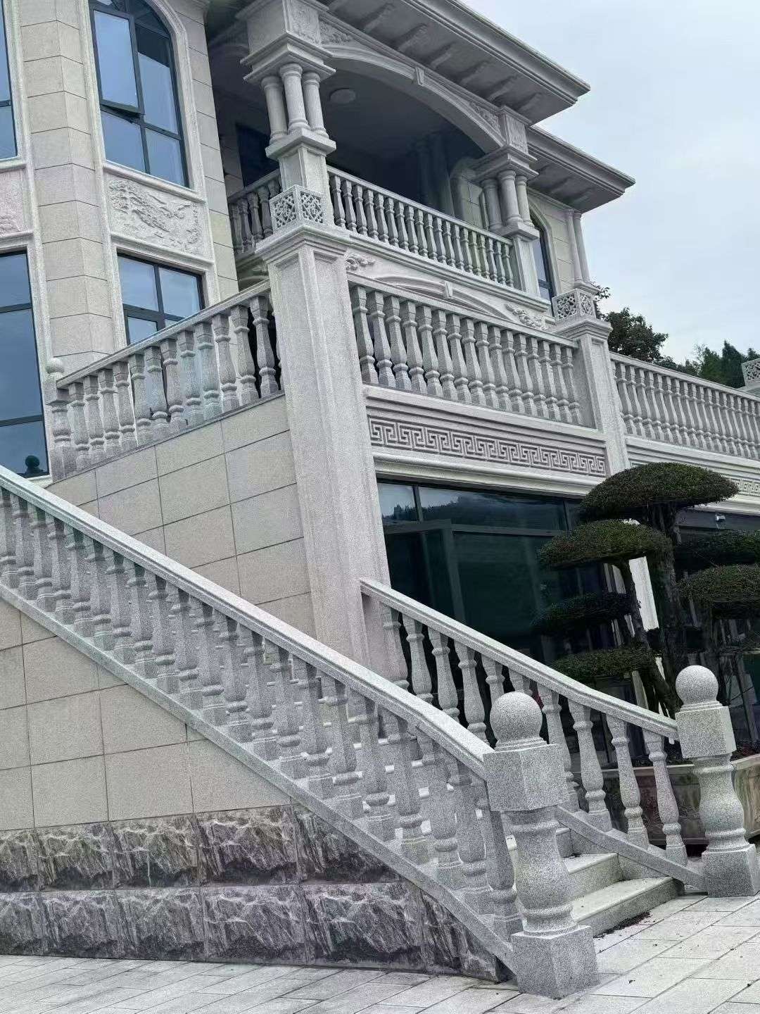 潍坊 芝麻白别墅，栏杆